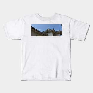 Himeji Castle Rooftops, Japan Kids T-Shirt